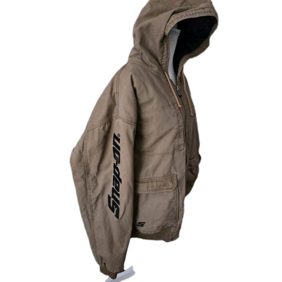 Vintage Official Snap-On Tools Quilted Canvas Jacket Mens Size 2XL Embroidered - Picture 2 of 16